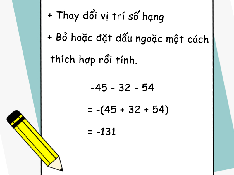 Cách giải đối với bài tập tính các biểu thức